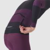 Pánský cyklistický dres pro vysoké intenzity RACE CONSTANCE Black Quetsche Černé a fialové sevření