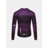 Pánský cyklistický dres pro vysoké intenzity RACE CONSTANCE Black Quetsche Černé a fialové sevření