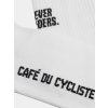 Cyklistické ponožky MOTTO FOREVER OUTSIDERS BLACK ON WHITE Černé na bílém