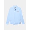 Cyklistická a volnočasová polokošile s dlouhým rukávem LESLIE UNISEX ICE BLUE Ledově modrá
