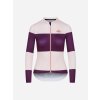 Dámský cyklistický dres pro vysoké intenzity RACE CONSTANCE Quetsche Rosa Krémově fialové sevření