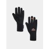 Cyklistické rukavice tří sezónní SOFTSHELL UNISEX Black Černá