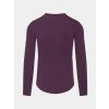 Pánské funkční triko s dlouhým rukávem JUDITH Quetsche Purple Fialové sevření