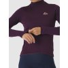 Dámský cyklistický dres s dlouhým rukávem AUDAX LYDIA Quetsche Purple Fialové sevření