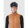 Cyklistická zateplená vesta ALEXIA V2 UNISEX Cashew Kešu ořechy