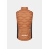 Cyklistická zateplená vesta ALEXIA V2 UNISEX Cashew Kešu ořechy