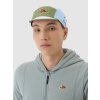 Cyklistická čepice GRAVEL SUMMER CAP UNISEX Khaki Ice Blue Zelaná a ledově modrá