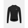 Pánský cyklo dres s dlouhým rukávem CORINNE V2 Black Černá