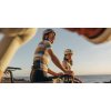 Pánský cyklo dres AUDAX MONA V2 Deep Water Sunflower Hluboká voda Slunečnice