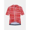 Dámský cyklo dres AUDAX MONA V2 Cinder Red Šumivá červená