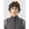 Pánská cyklistická větru odolná vesta EDITH Cold Dye Charcoal Studeně barvené dřevěné uhlí