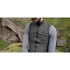 Pánská cyklistická větru odolná vesta EDITH Cold Dye Charcoal Studeně barvené dřevěné uhlí