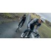 Pánská cyklistická větru odolná vesta EDITH Cold Dye Charcoal Studeně barvené dřevěné uhlí