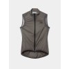Dámská cyklistická větru odolná vesta EDITH Cold Dye Charcoal Studeně barvené dřevěné uhlí