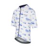 Pánský cyklo dres VALENTINE GRAVURE Blue Modrá
