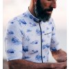 Pánský cyklo dres VALENTINE GRAVURE Blue Modrá