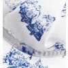 Cyklistická čepice - série GRAVURE - bílá a modrá