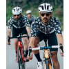 Pánský cyklo dres ATELIER OCTAVIA White Flower Bílý květ