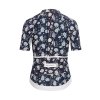 Dámský cyklo dres ATELIER OCTAVIA White Flower Bílý květ