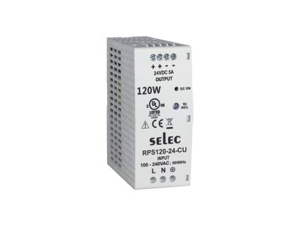 RPS120 24 CU napajaci zdroj na DIN listu 120W 24VDC 5A