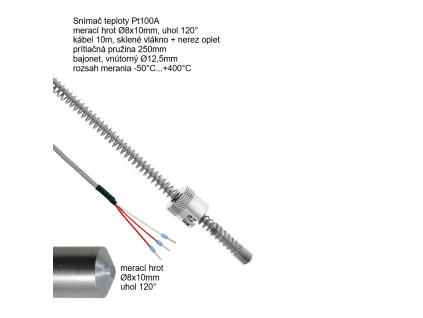 PT100A8X10X10M3WSSGFB12MM
