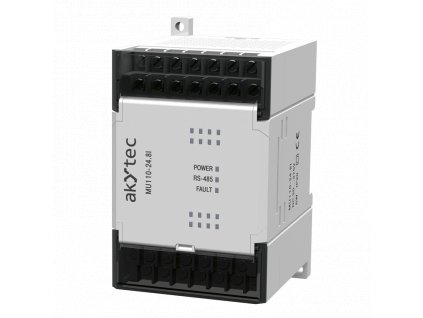 MU110 24 8I analogovy vystupny modul 8AO 4 20mA RS485 modbus RTU