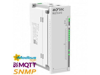 MU210 410 ethernet modbus tcp digitalny vystupny modul 16DO tranzistor MQTT SNMP