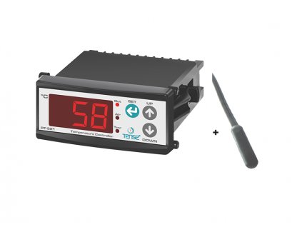 DT 321 regulator teploty ohrevu a chladenia na panel dvere rozvadzaca so snimacom