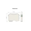 PROCESO rozmery v mm procesne rele signalu 4 20mA 0 10V s vystupnym SPST rele 6A 250VAC