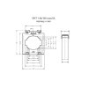 rozmery meraci transformator prudu SPCT 140 100 1000 5A VA15 class 0,5