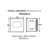 PID330 U 0 1 rozmery v mm univerzalny regulator s prevodnikom 96x96 na panel