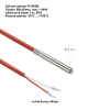 Snimac teploty Pt1000B 6x50mm Silikon kabel 3m IP65 50 +180°C PT1000B6X50X3MSIL