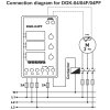 schema zapojenia 3 fazove prepatove podpatove rele s displejom DGK 04xx