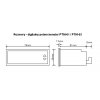 rozmery digitalny potenciometer s vystupom 4 20mA generator signalu do panelu PTM 01