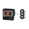 EM 250D trojfazovy multimeter na panel s transformatormi 3x250A ampermeter, voltmeter, frekvencia, poradie faz