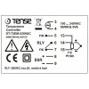 schema zapojenia DT 72EM panelovy regulator teploty vystup 1x rele 1x SSR 12VDC20mA
