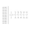 zapojenie kontaktov stykace UEC1 09C11 az po UEC1 95C11 v mm 3pol 3NO C11 1NO1NC