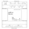 PRM 230.3 svorkovnica rozsirujuci vstupno vystupny analogovy modul pre PR200 4AI 2AO celny pohlad