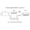 rozmery dvojvstupovy regulator on off do panelu TRM202 H2