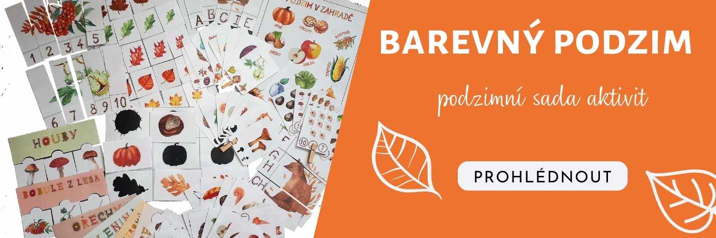 barevný podzim - sada aktivit pro děti