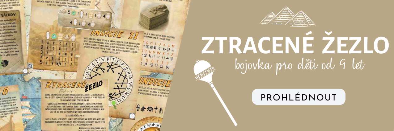 ZTRACENÉ ŽEZLO bojovka pro děti od 9 let