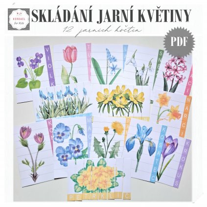 SKLÁDÁNÍ SLOV JARNÍ KVĚTINY.1