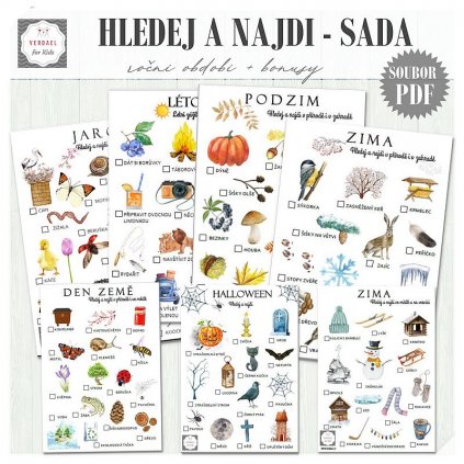 hledej a najdi 7 her pro děti na ven