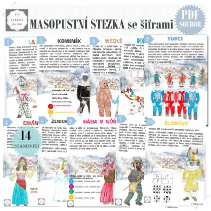 masopustni stezka se siframi 14 stanovist masky tradice masopust