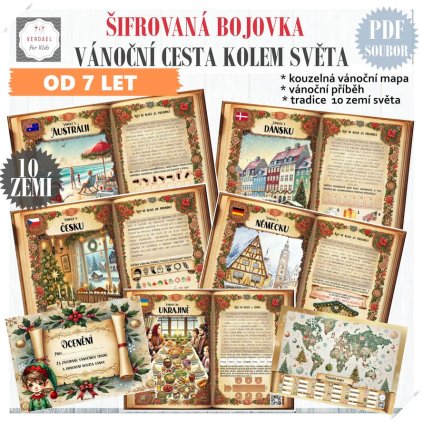 bojovka pro deti vanocni cesta kolem sveta