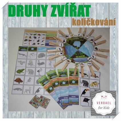 DRUHY ZVÍŘAT KOLÍČKY