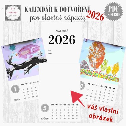 kalendář k dotvoření 2026