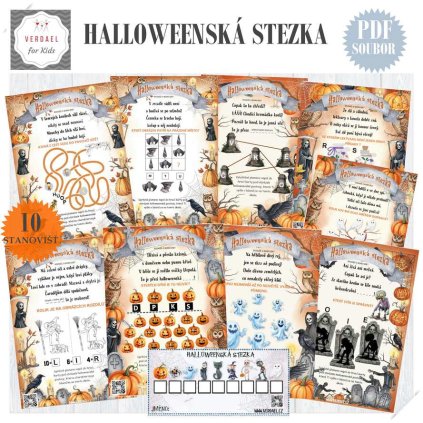 halloweenska stezka pro deti