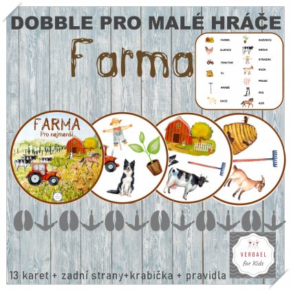 DOBBLE PRO MALÉ HRÁČE farma