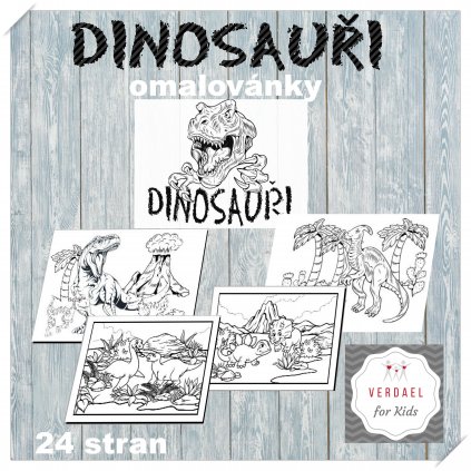 DINOSAUŘI omalovánky